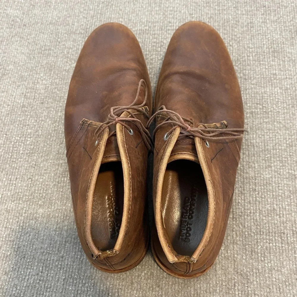 Timberland Boot Company Boots Mens Size‎ 9 Brown Leather Chukka Casual 75509